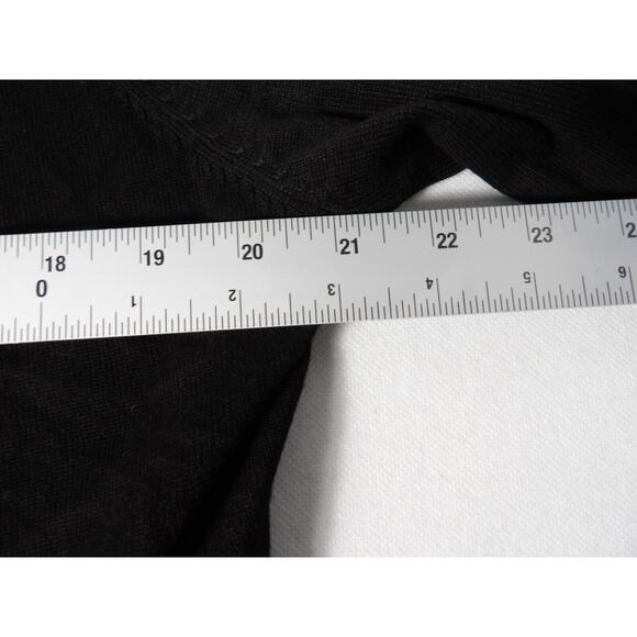 Love Scarlett Cardigan Sweater Black Womens Large Open Style Minimalist Capsule - Picture 10 of 11